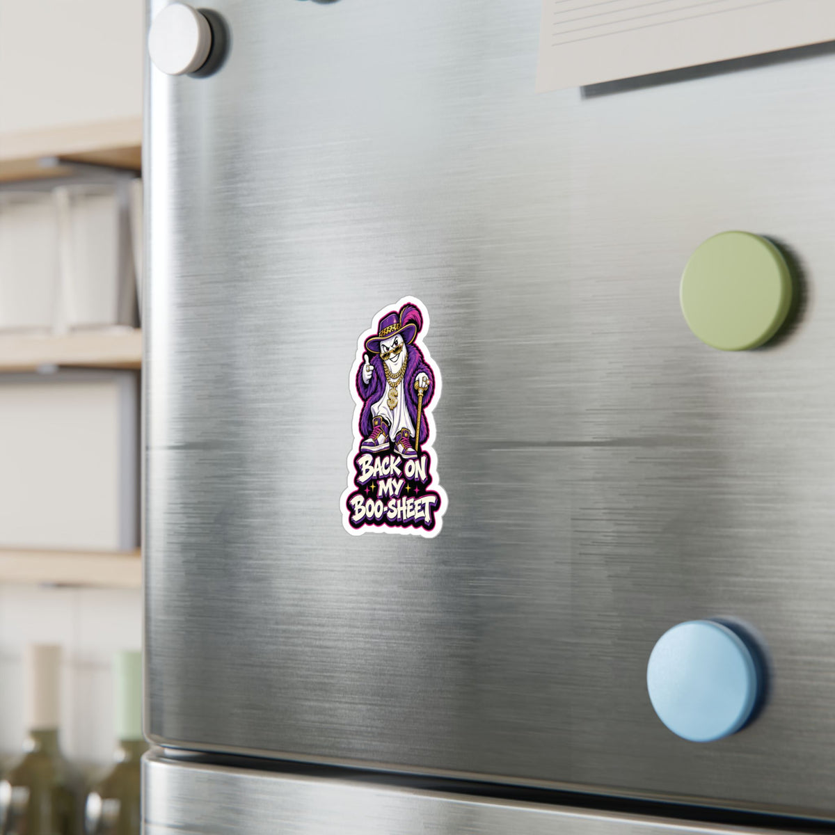 Back On My Boo-Sheet Ghost 2 Halloween  Decal Sticker- Keep'n It Real