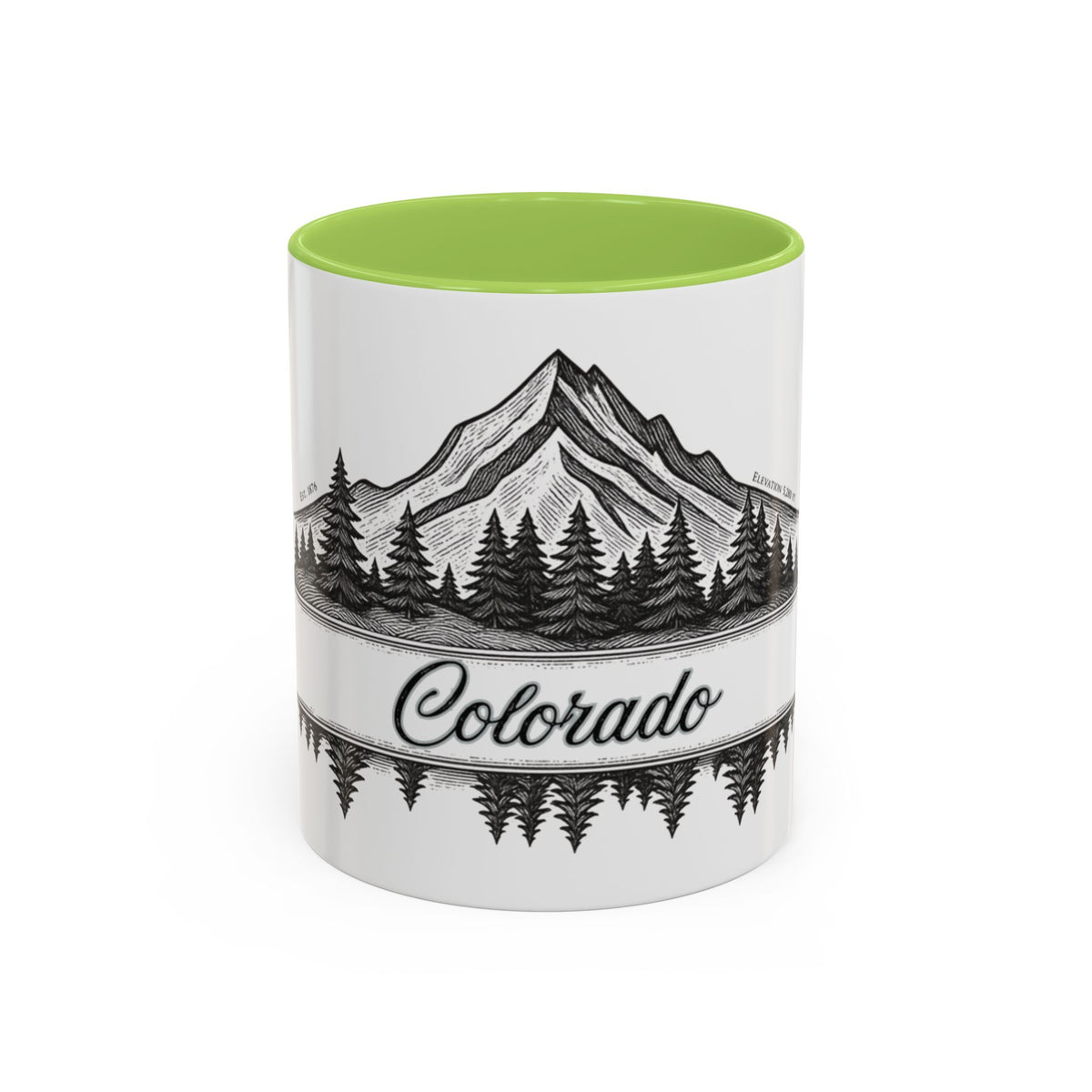 Colorado Mountain Coffee Mug — Scenic Woodland Travel Souvenir (11/15oz)