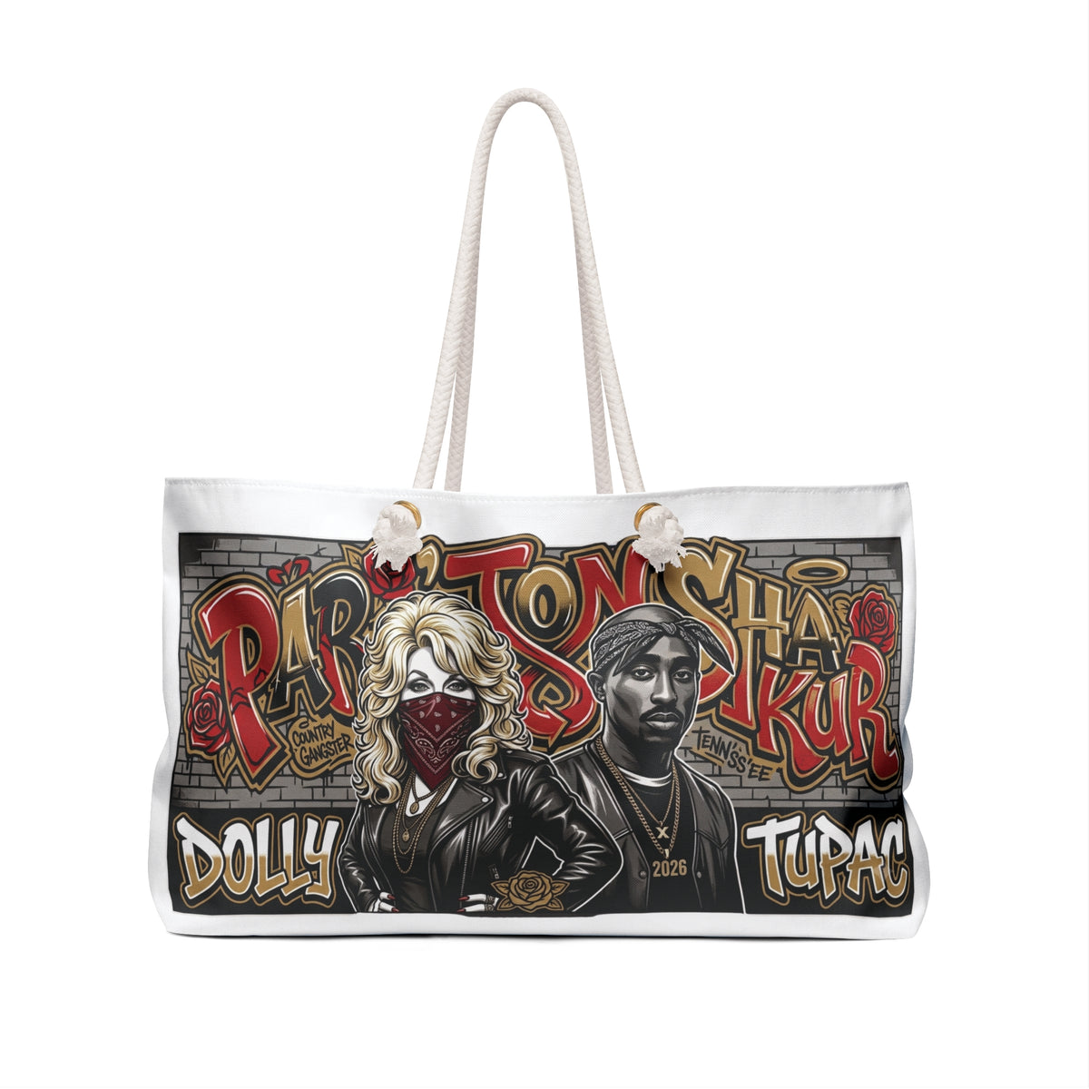 D.P. & T.S. Collection Weekender Bag — Graffiti Travel Tote