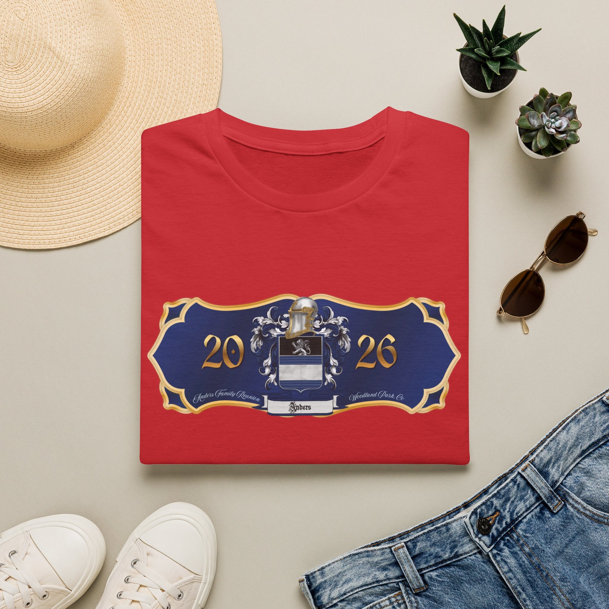 Anders Family Crest T-Shirt Soft Cotton (original)