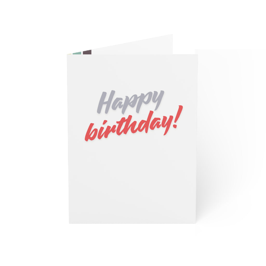 Greeting Card — "Happy Birthday!" ovable AssholeBold Script Single or Bulk PackL (1/10/30/50)