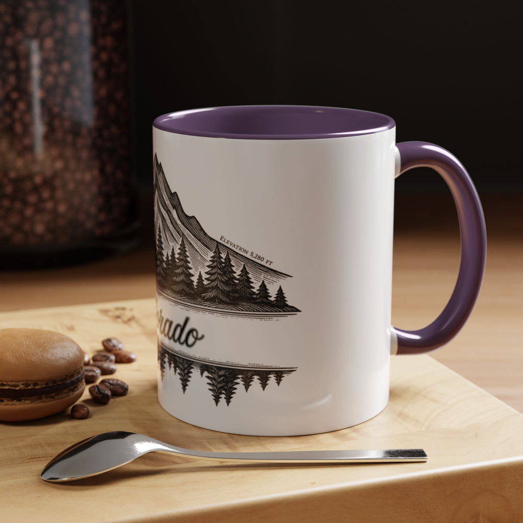 Colorado Mountain Coffee Mug — Scenic Woodland Travel Souvenir (11/15oz)