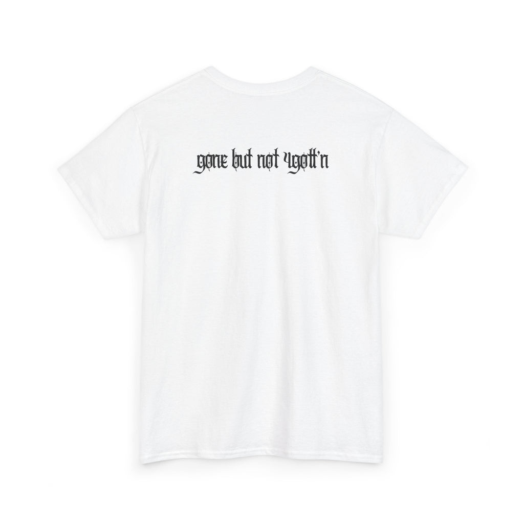 D.P. Collection Country Gangsta Spray Painting Tee — "Nashville Nocturne" Graphic Shirt (Back: Gone But Not Forgotten)