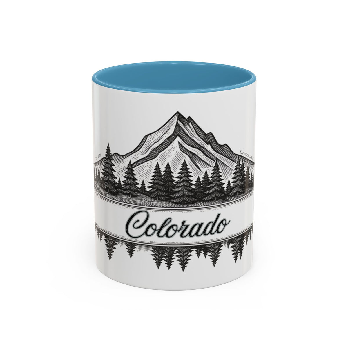 Colorado Mountain Coffee Mug — Scenic Woodland Travel Souvenir (11/15oz)