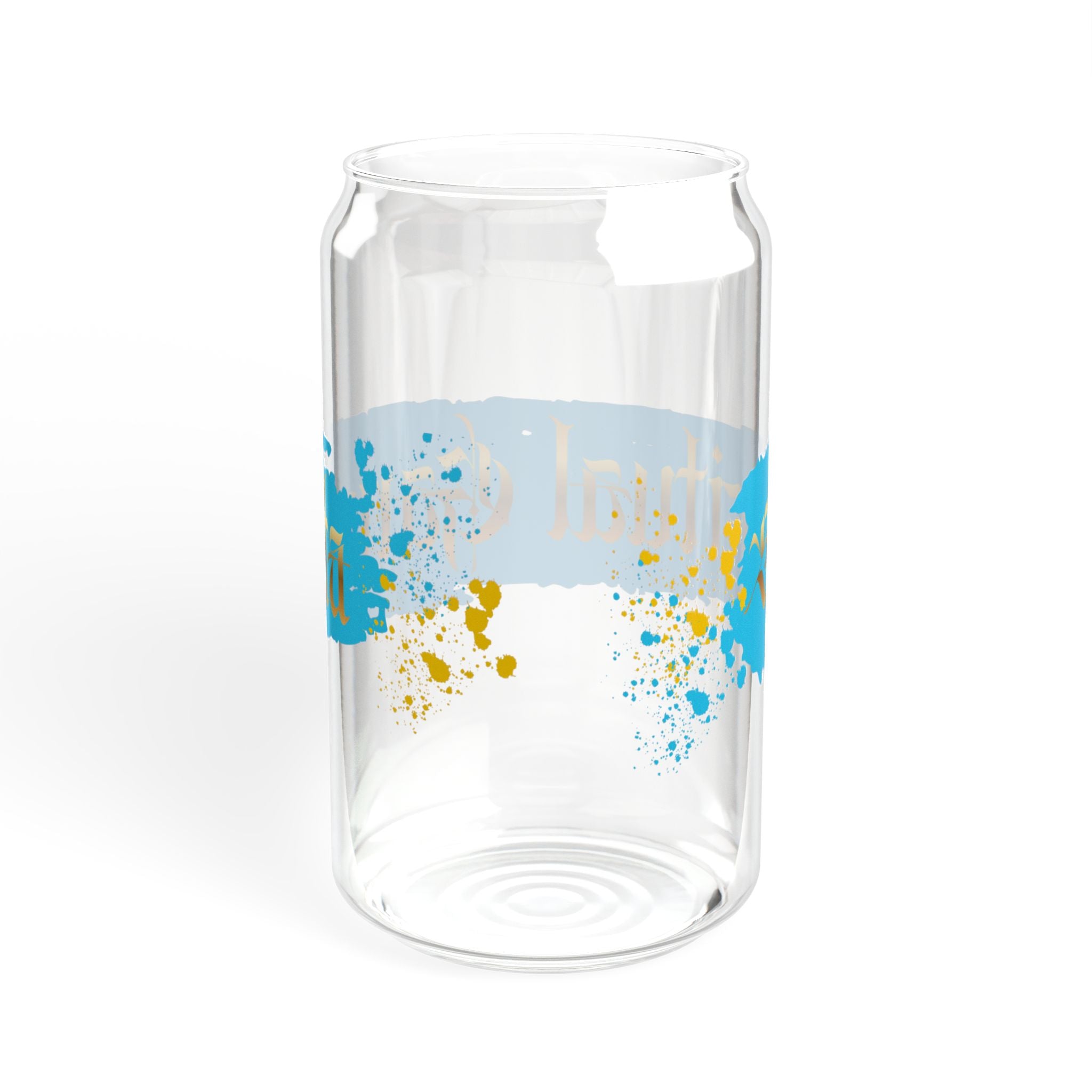 "Spiritual Gangsta" Sipper Glass, 16oz