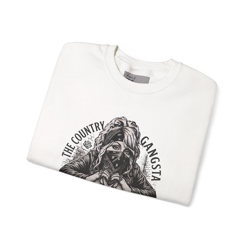 D.P. Nashville Nocturne Crewneck Sweatshirt — The Country Gangster Graphic Heart Pullover