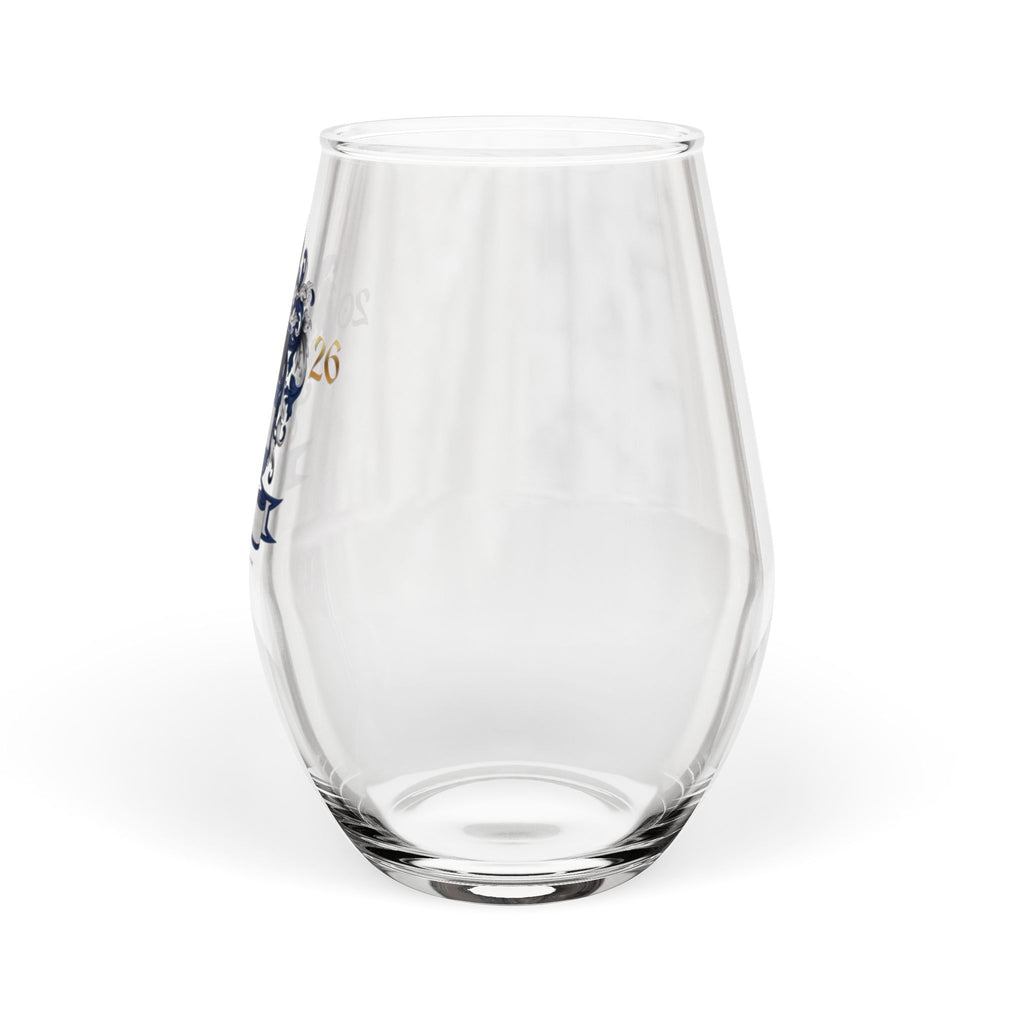 Anders Family Crest Stemless Wine Glass  11.75 oz ( simple)