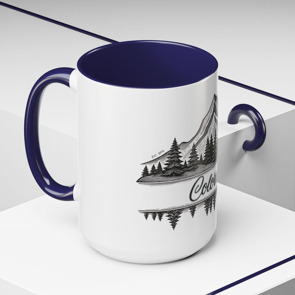 Colorado Mountain Coffee Mug — Scenic Woodland Travel Souvenir (11/15oz)