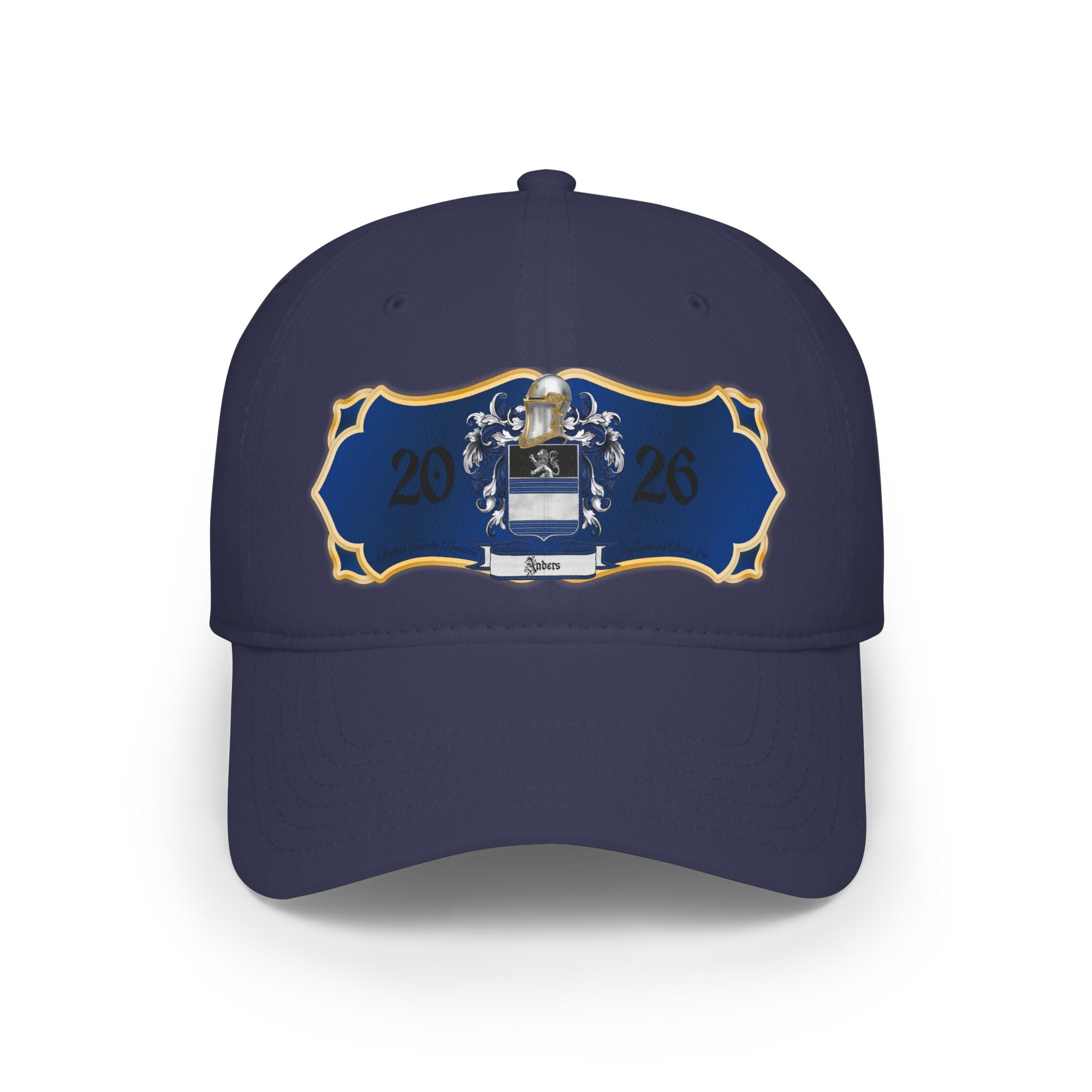 2026 Anders Family Crest Baseball Cap - Personalized Heritage Low Profile Hat