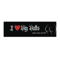 I (heart) Big Butts Bumper Sticker — Funny Car Decal with Heart & Silhouette