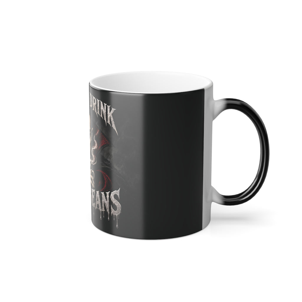 I Vant To Drink Your Beans Vampire Color-Changing Mug Halloween  — 11oz Keep'n it Real