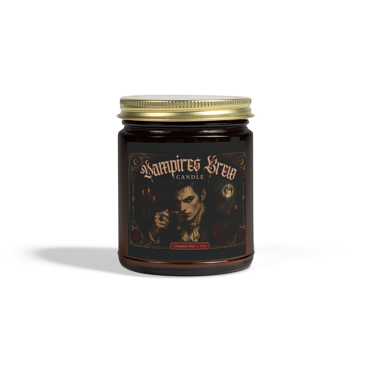 Vampire’s Brew Cinnamon Chai Scented Candle (4oz & 9oz)