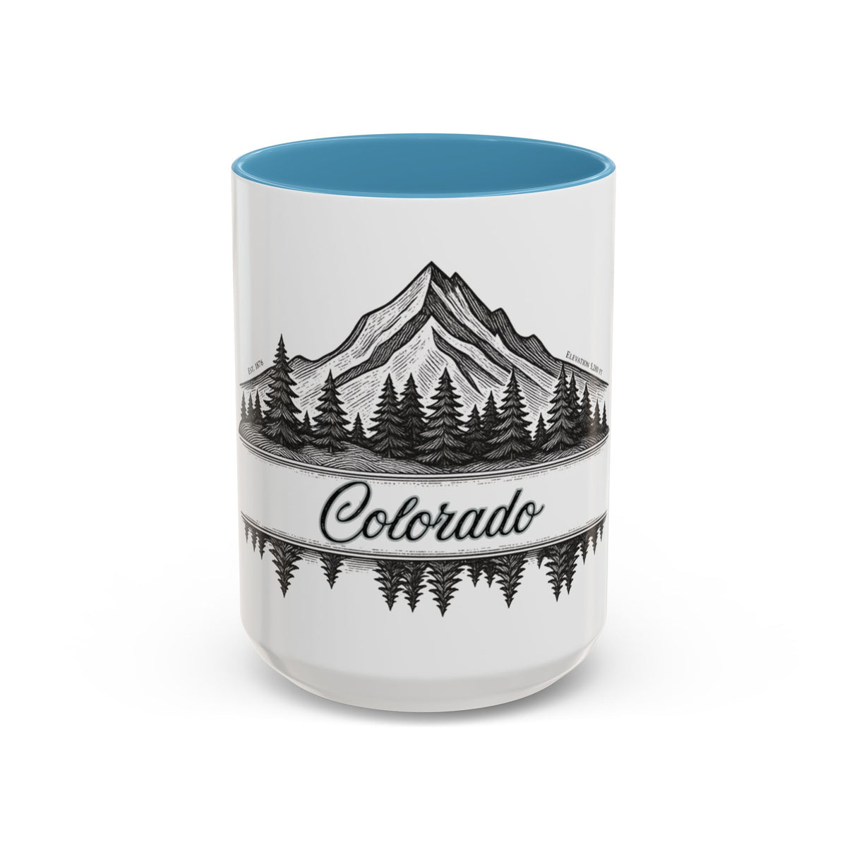 Colorado Mountain Coffee Mug — Scenic Woodland Travel Souvenir (11/15oz)