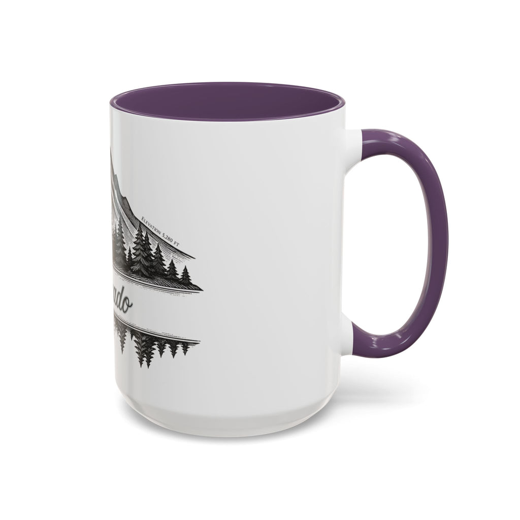 Colorado Mountain Coffee Mug — Scenic Woodland Travel Souvenir (11/15oz)