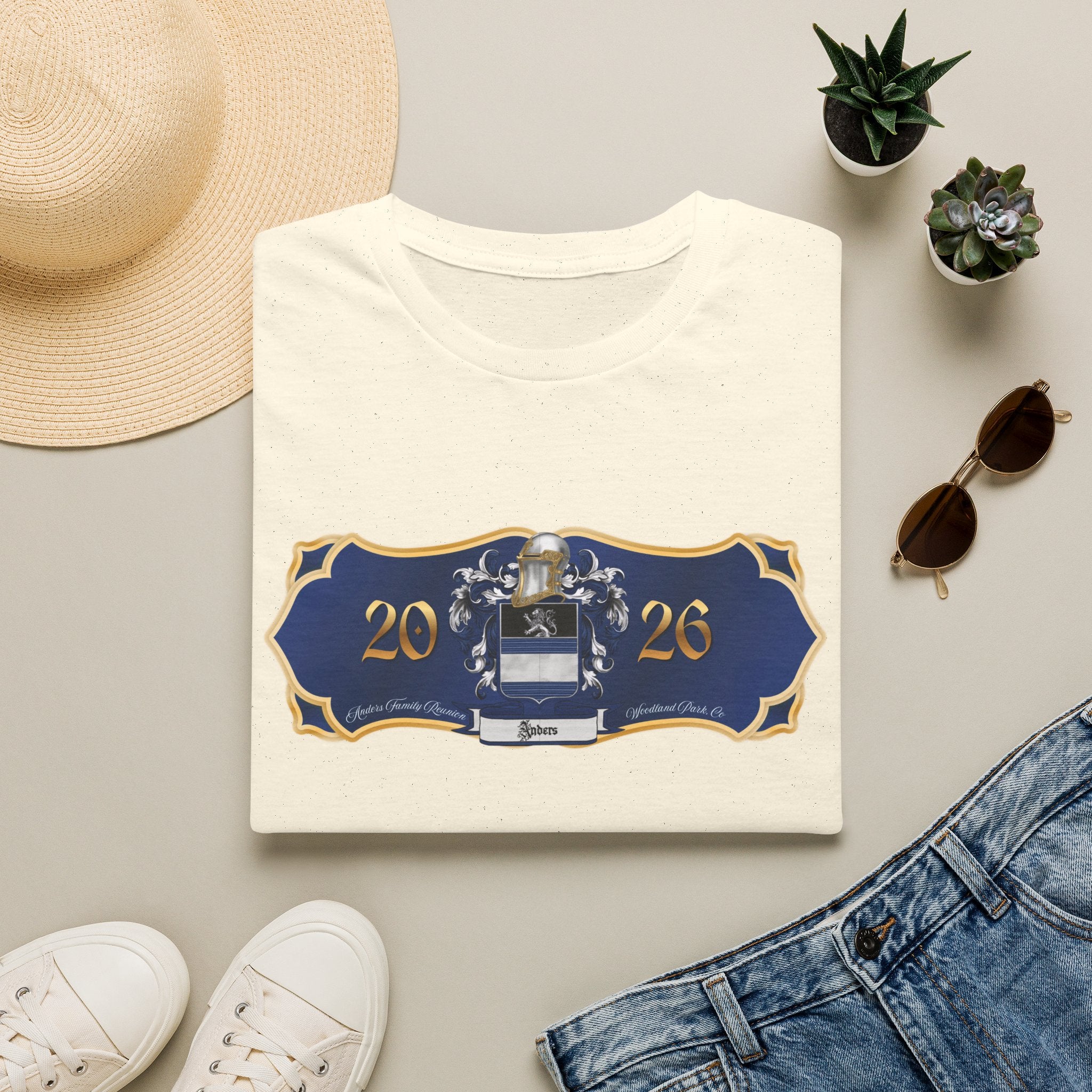 Anders Family Crest T-Shirt Soft Cotton (original)