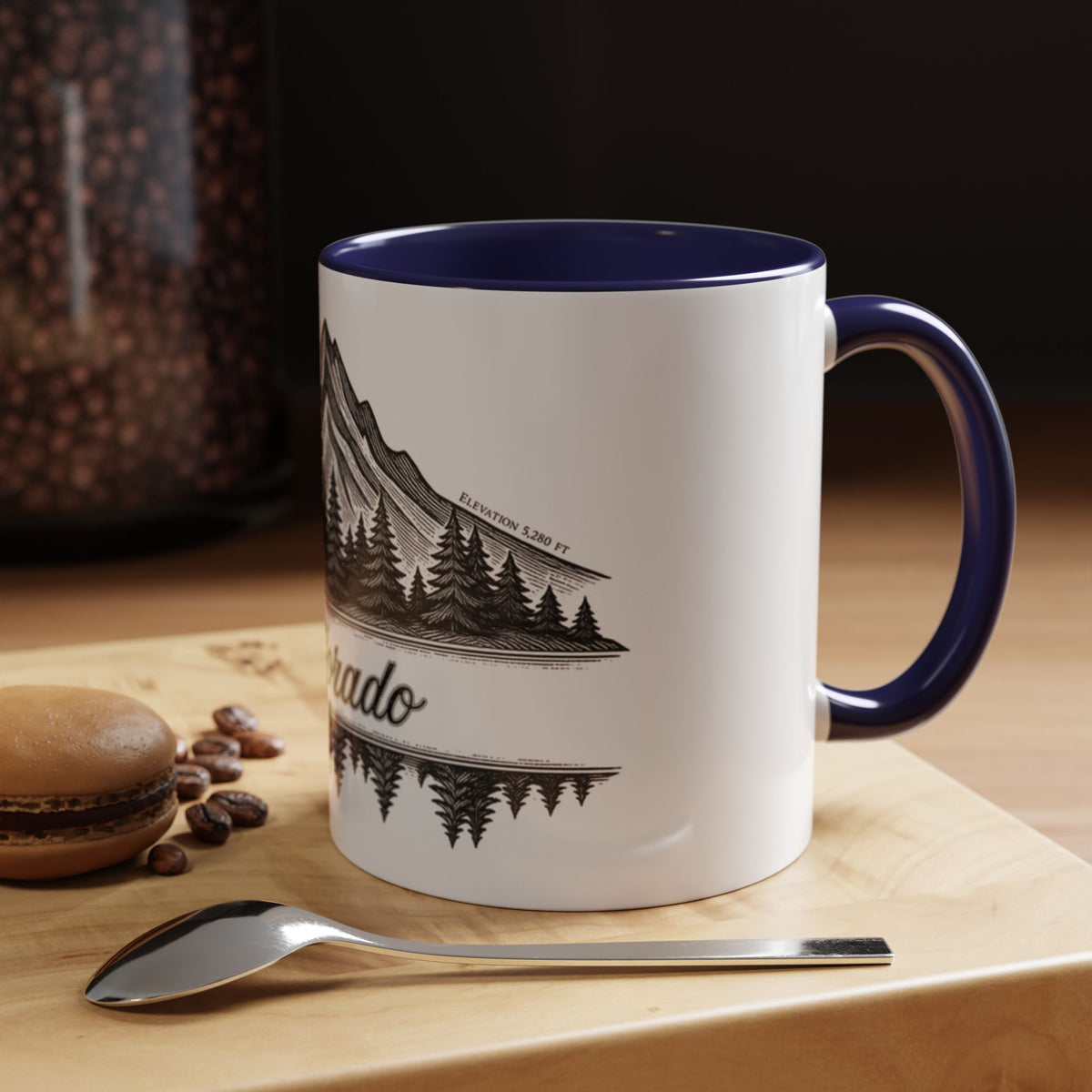 Colorado Mountain Coffee Mug — Scenic Woodland Travel Souvenir (11/15oz)