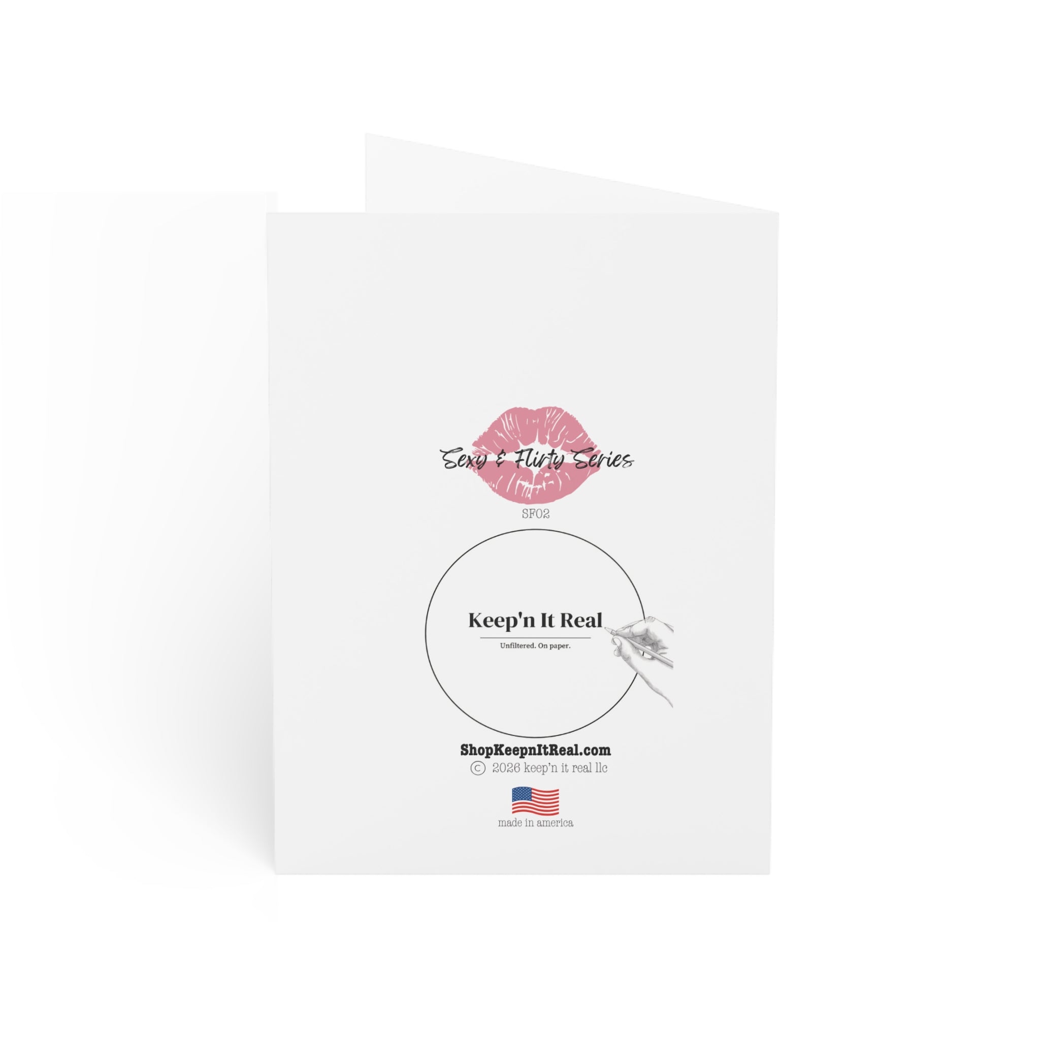 Psst... Greeting Card — Playful for Secrets, Love Notes & Everyday Messages (1/10/30/50 pack)