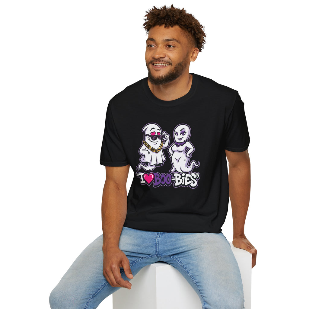I ♥ Boo-Bies | Naughty Ghost Halloween Tee | Keep’n It Real