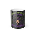Resting Witch Face Activated " Do Not Approach"  Color-Changing Mug Halloween  — 11oz Keep'n it Real