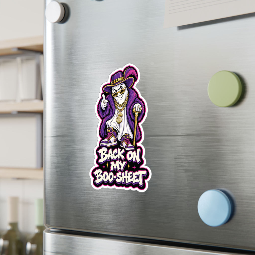 Back On My Boo-Sheet Ghost 2 Halloween  Decal Sticker- Keep'n It Real