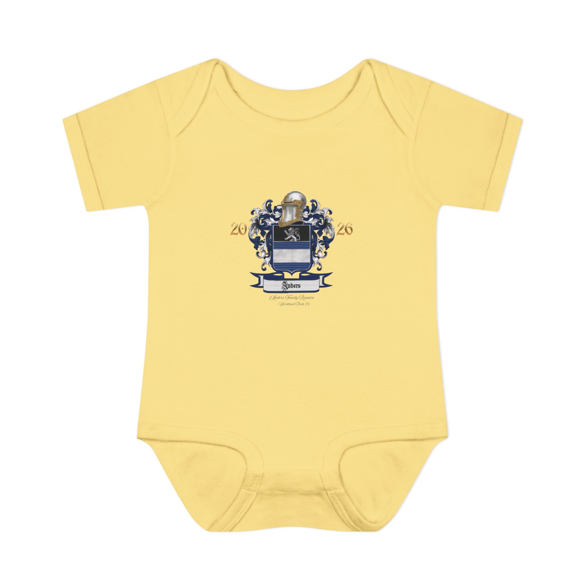 Infant Bodysuit Anders Family Crest - Baby Onesie (2026)