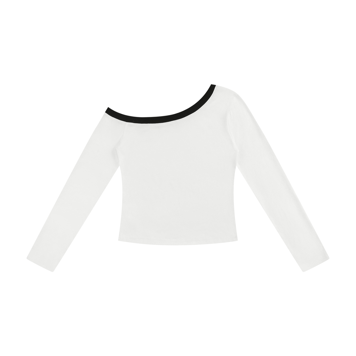 Queen with crown drip Women’s Color Block Off-the-Shoulder T-Shirt