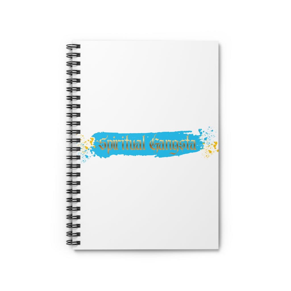 " Spiritual Gansta " Spiral Notebook - Ruled Line