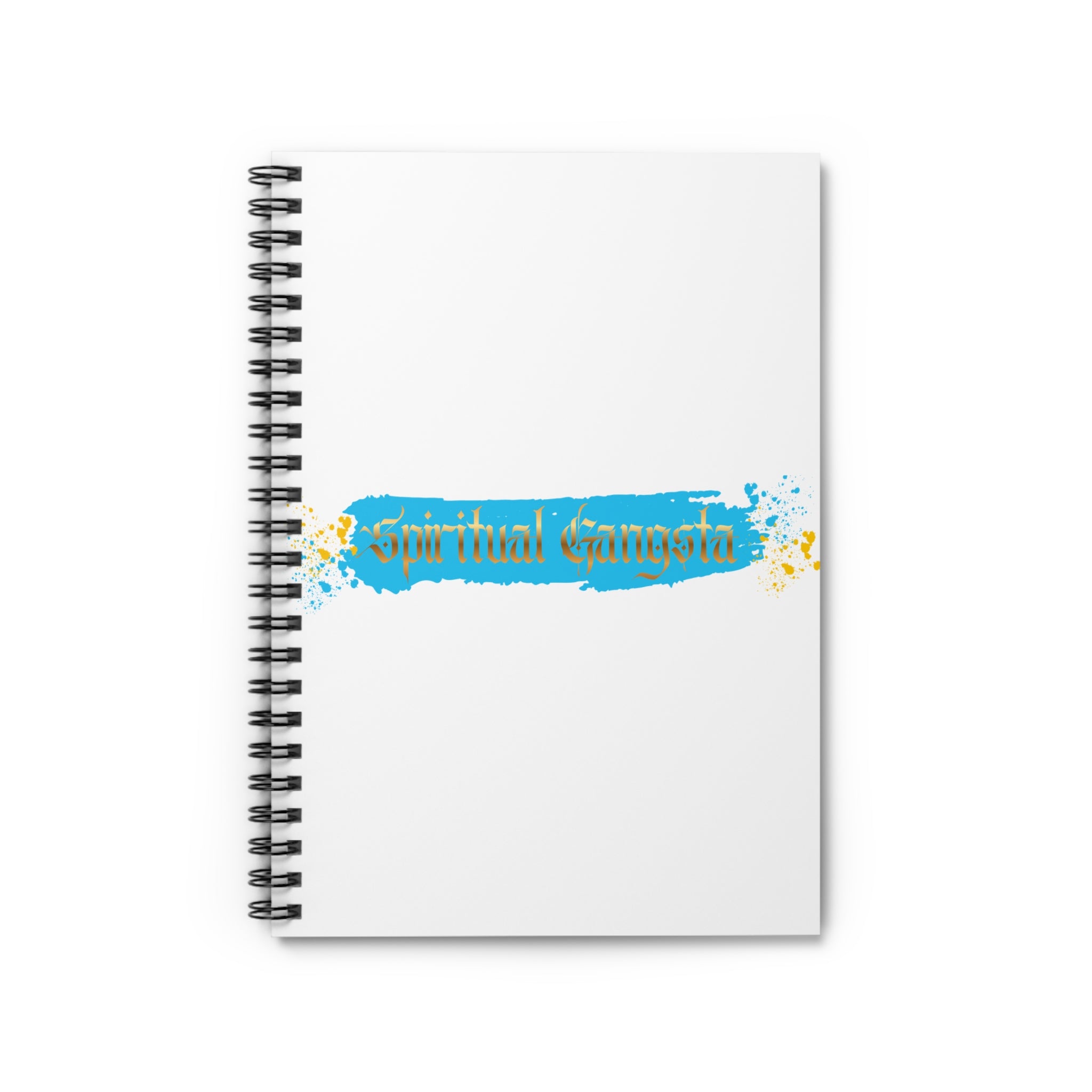 " Spiritual Gansta " Spiral Notebook - Ruled Line