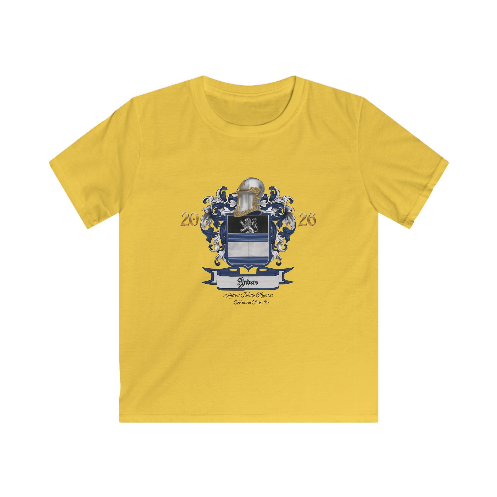 Anders Family Crest Kids Tee (simple)