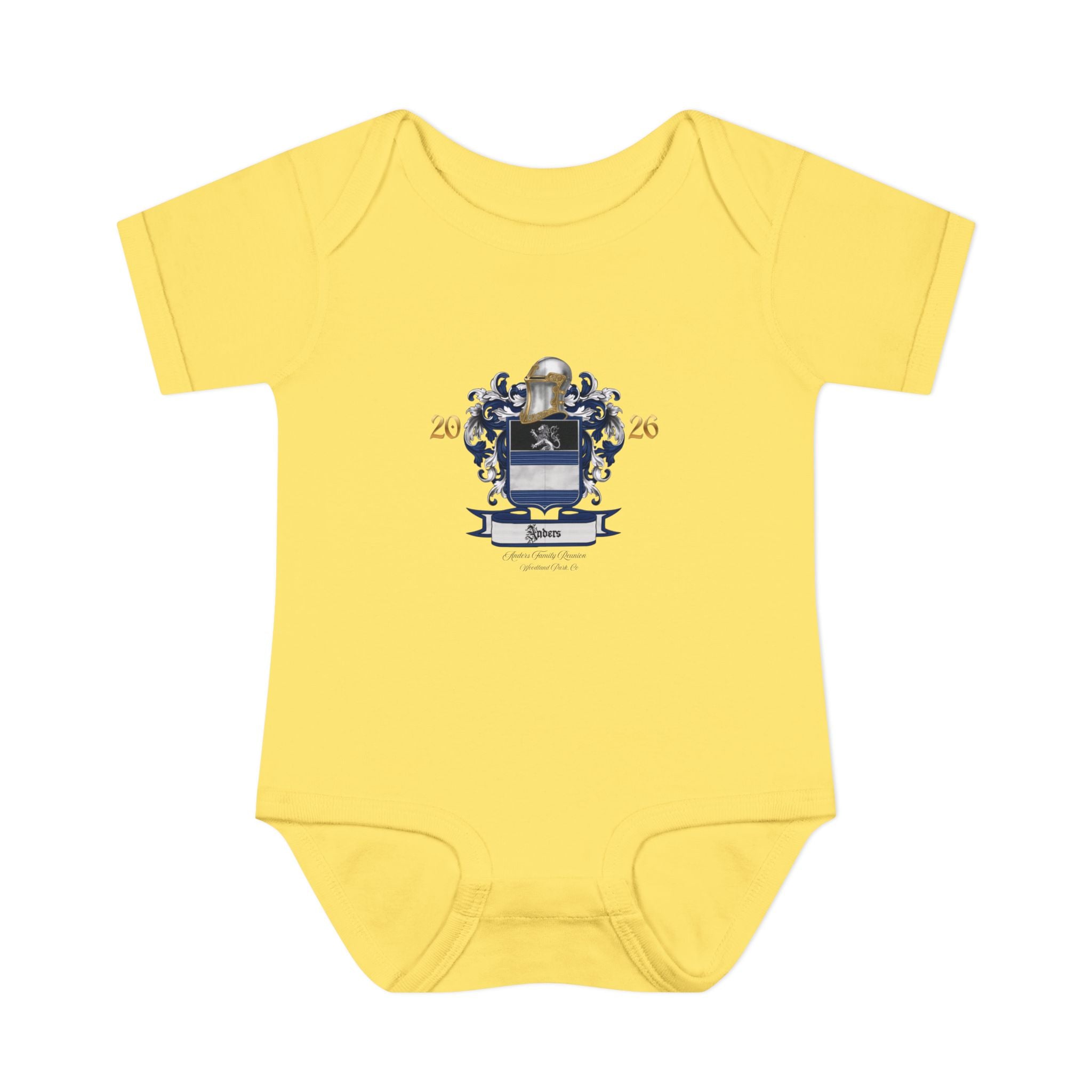 Infant Bodysuit Anders Family Crest - Baby Onesie (2026)