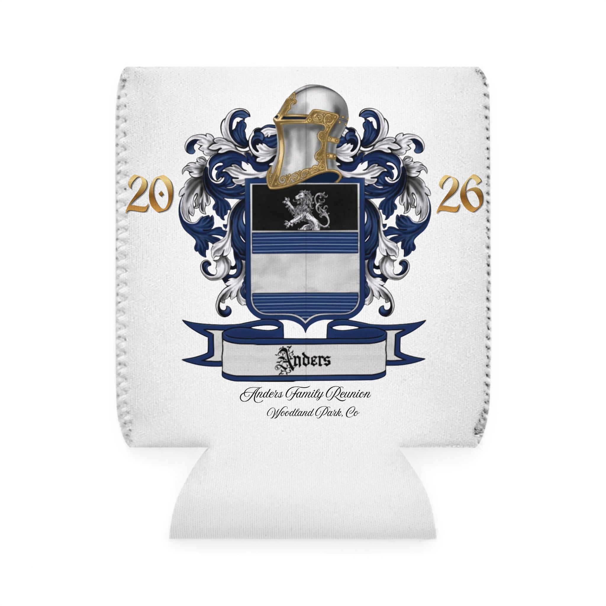 Anders Crest Can Cooler Sleeve- Koozie (Simple)