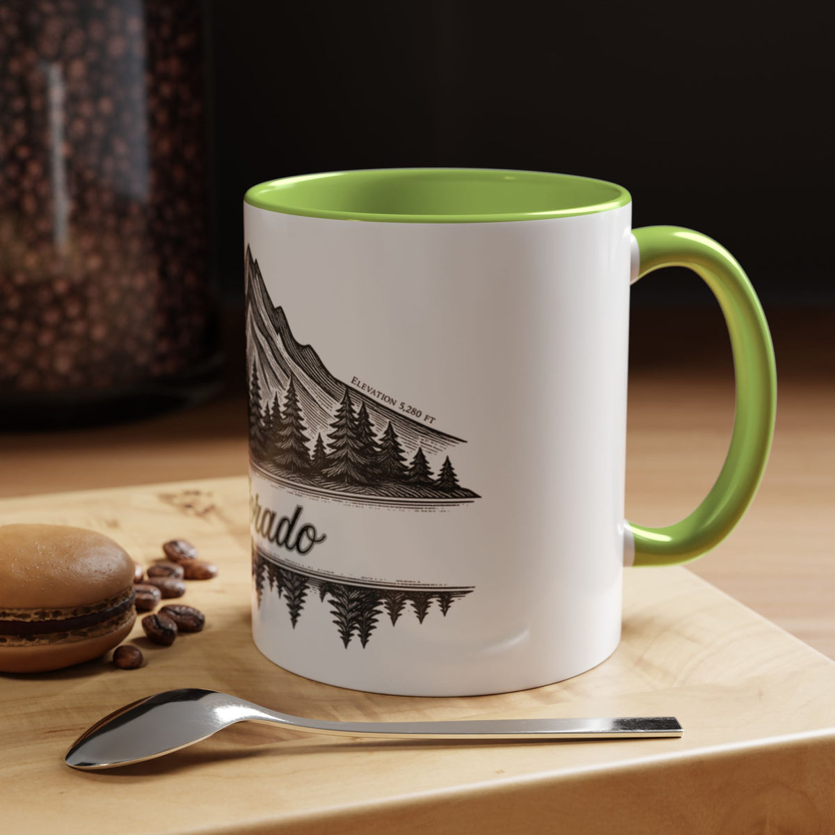 Colorado Mountain Coffee Mug — Scenic Woodland Travel Souvenir (11/15oz)