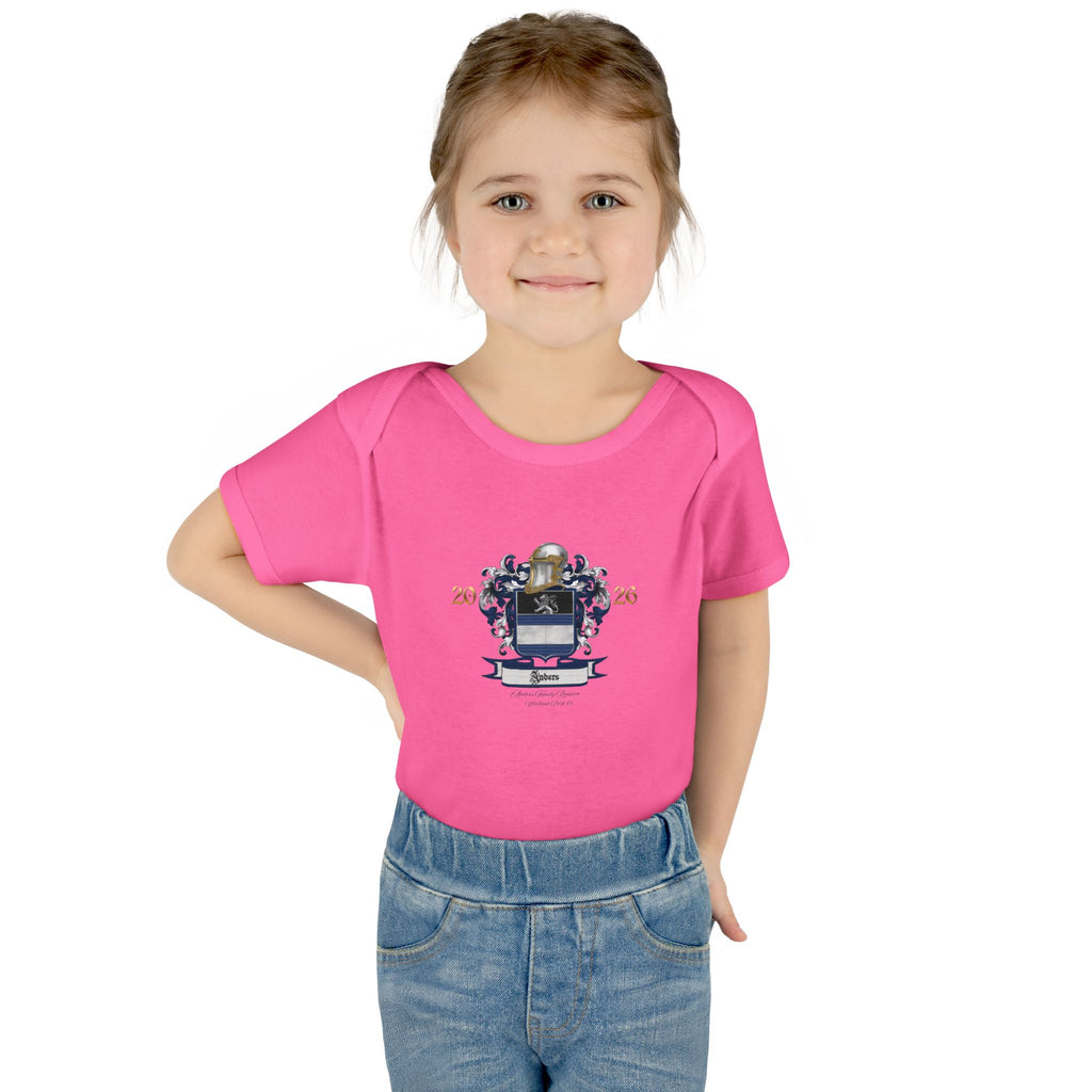 Infant Bodysuit Anders Family Crest - Baby Onesie (2026)