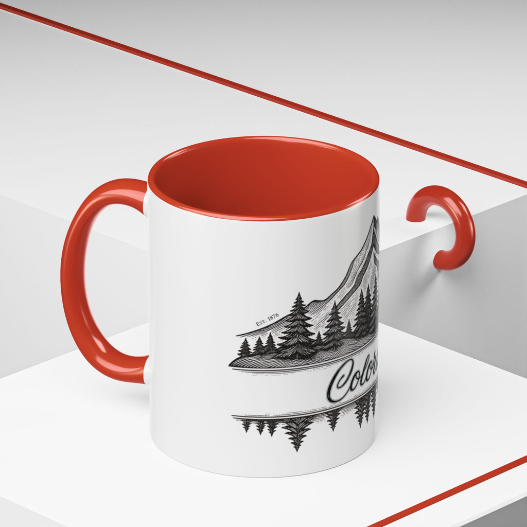 Colorado Mountain Coffee Mug — Scenic Woodland Travel Souvenir (11/15oz)
