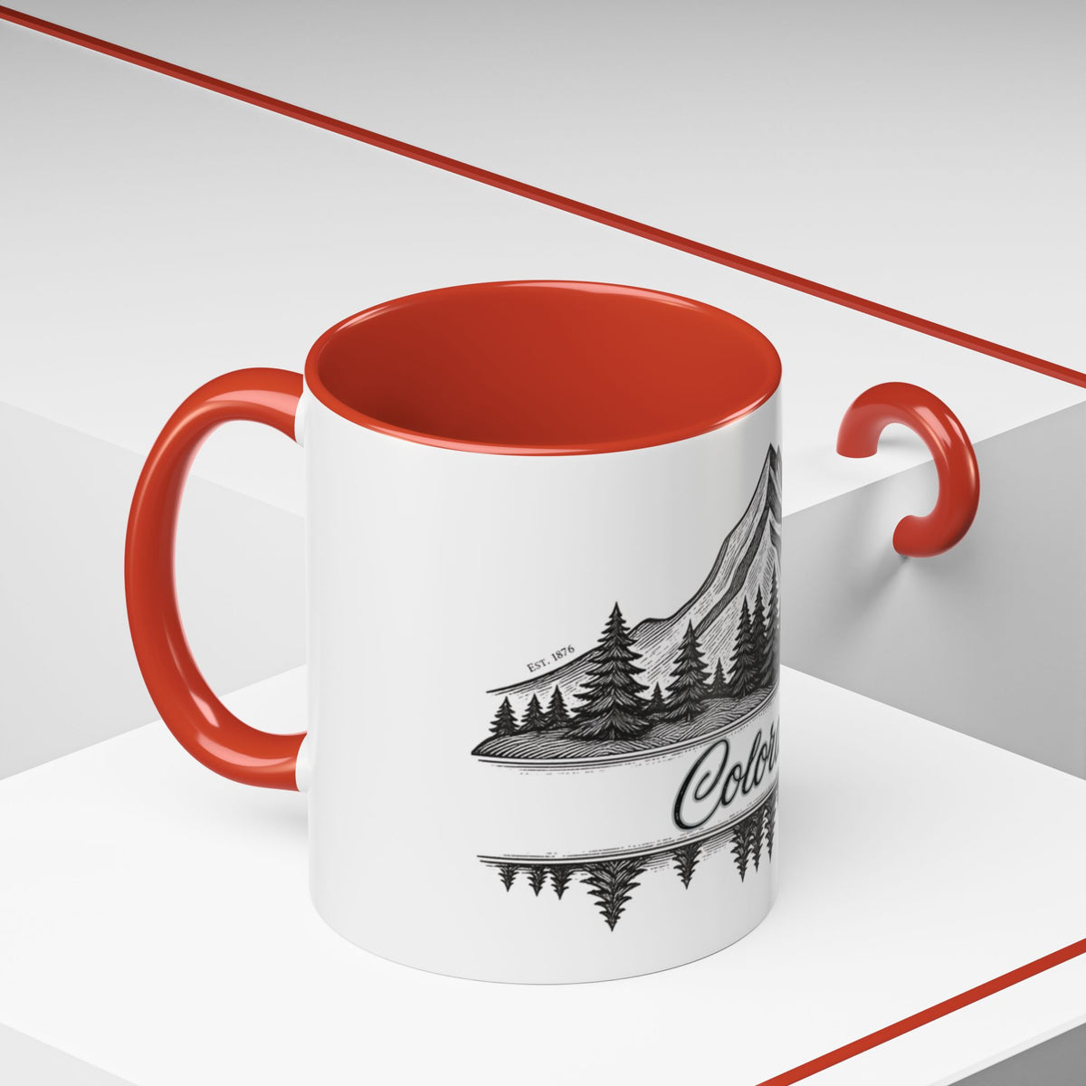 Colorado Mountain Coffee Mug — Scenic Woodland Travel Souvenir (11/15oz)