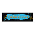 Spiritual Gangsta Bumper Sticker – Bold Blue & Gold Meditation Decal