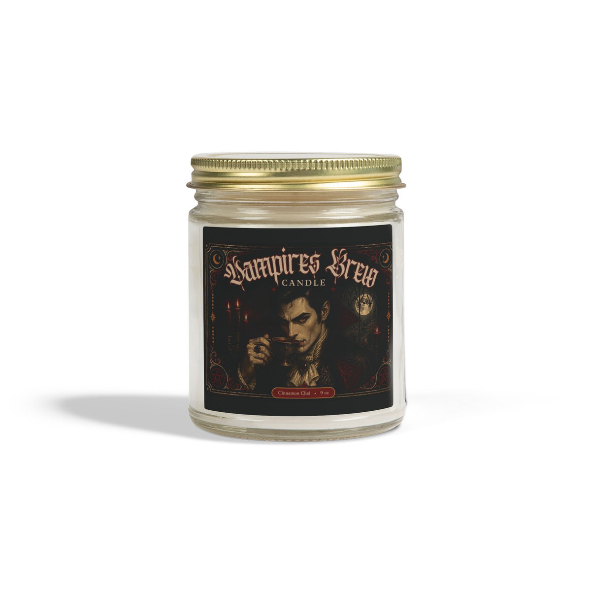 Vampire’s Brew Cinnamon Chai Scented Candle (4oz & 9oz)