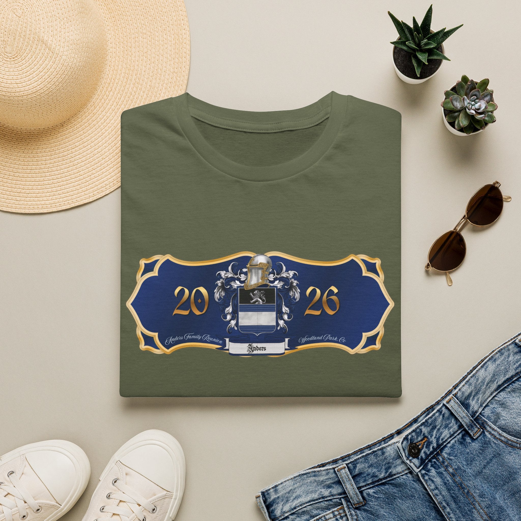 Anders Family Crest T-Shirt Soft Cotton (original)