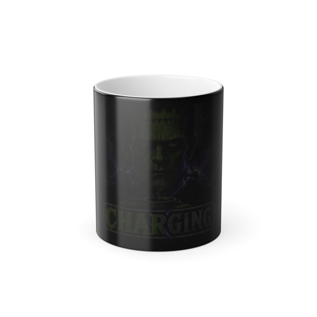 Frankenstein 'Charging' Color-Changing Mug — 11oz Halloween Coffee Cup