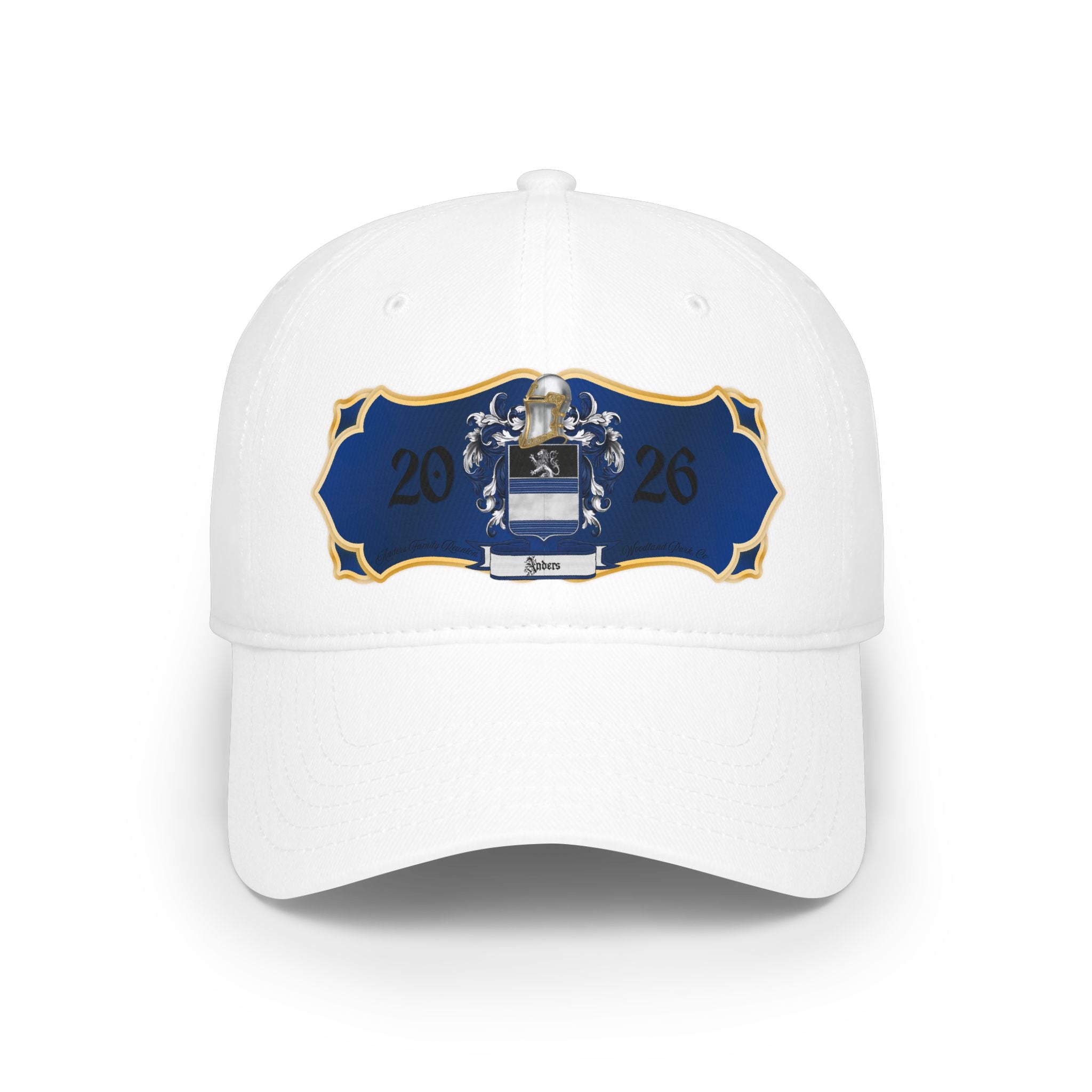 2026 Anders Family Crest Baseball Cap - Personalized Heritage Low Profile Hat