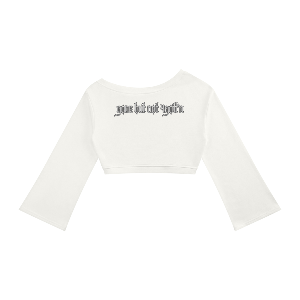 D.P. Collection Hands Up Tribute Women's Off-Shoulder Sweatshirt