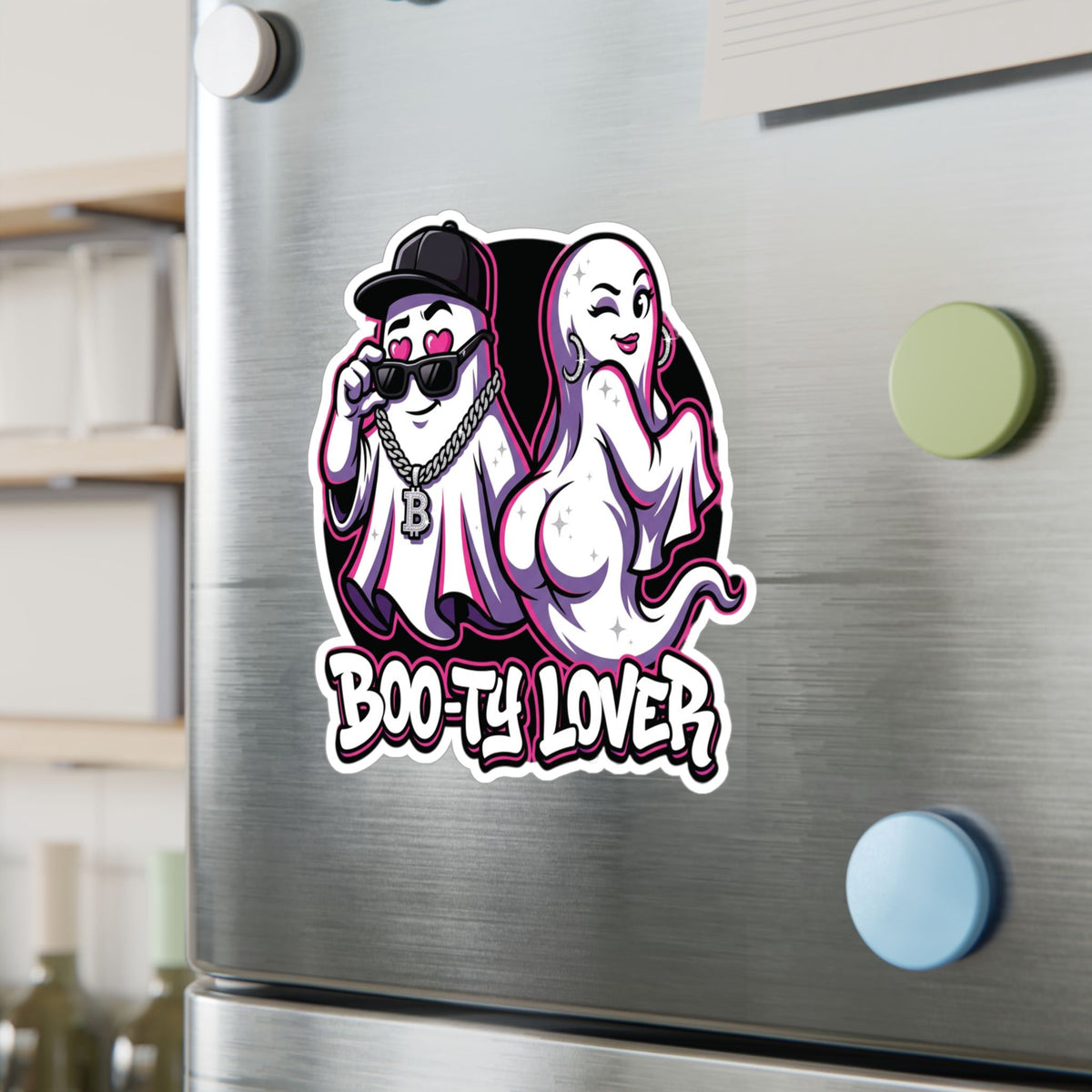 Boo-ty Lover Ghost Halloween Decal Sticker- Keep'n It Real