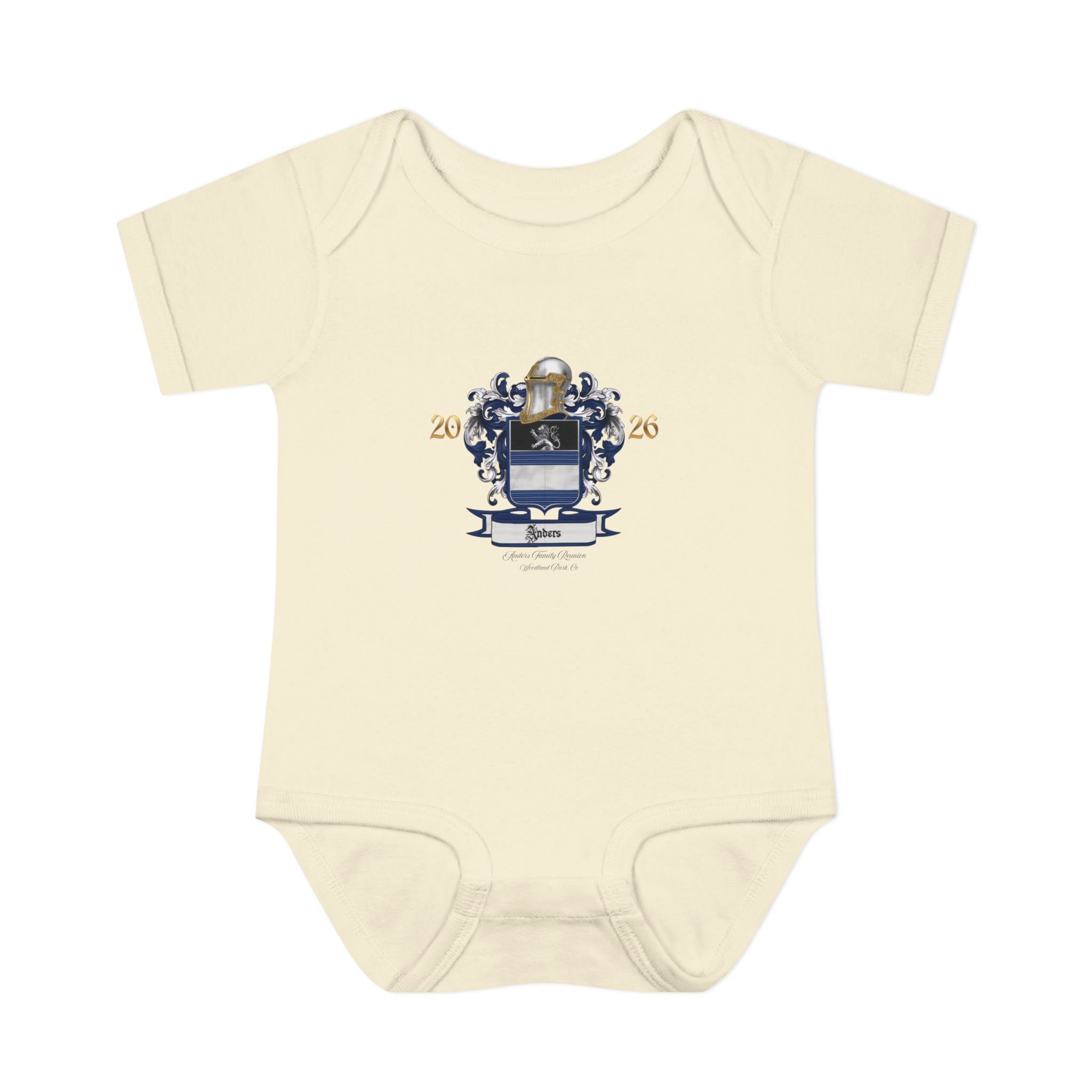 Infant Bodysuit Anders Family Crest - Baby Onesie (2026)