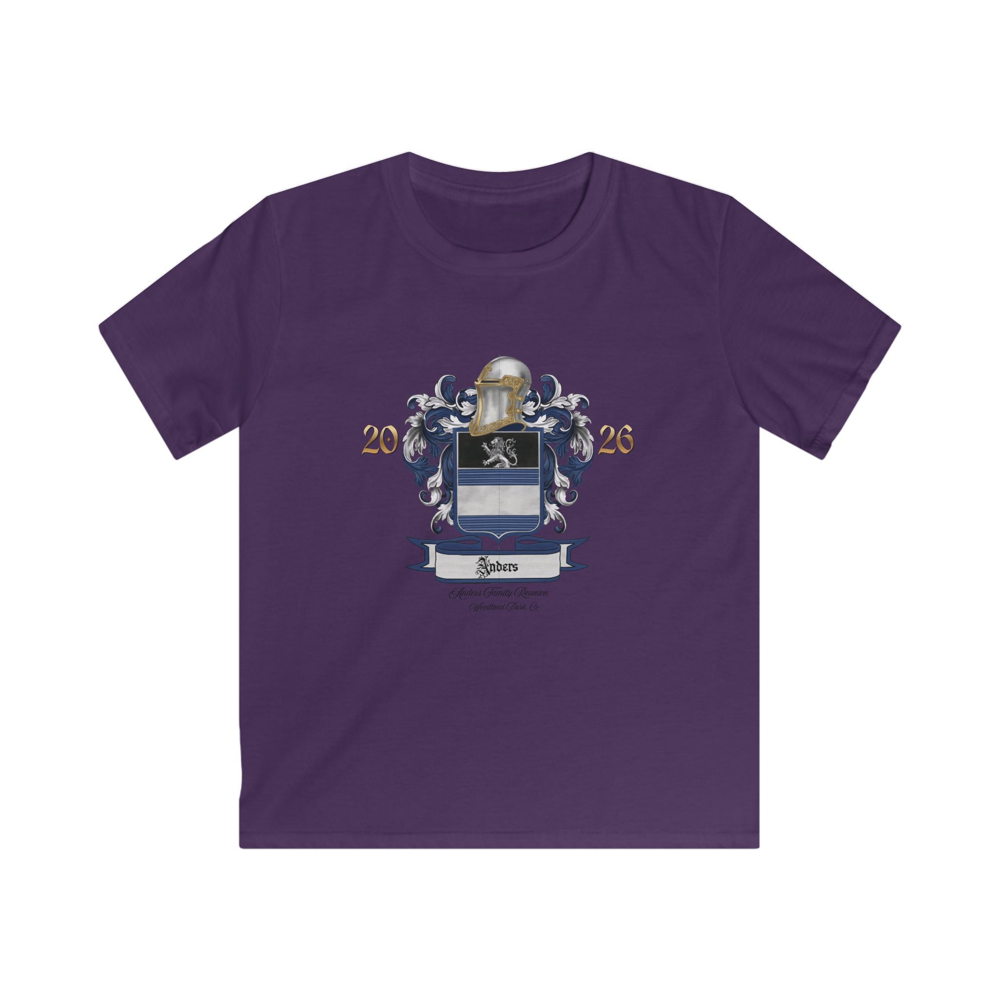 Anders Family Crest Kids Tee (simple)