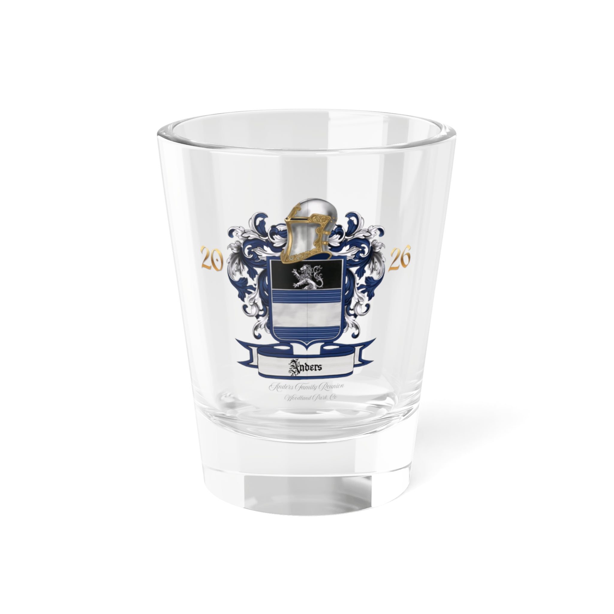 Anders Family Crest  Shot Glass 1.5oz