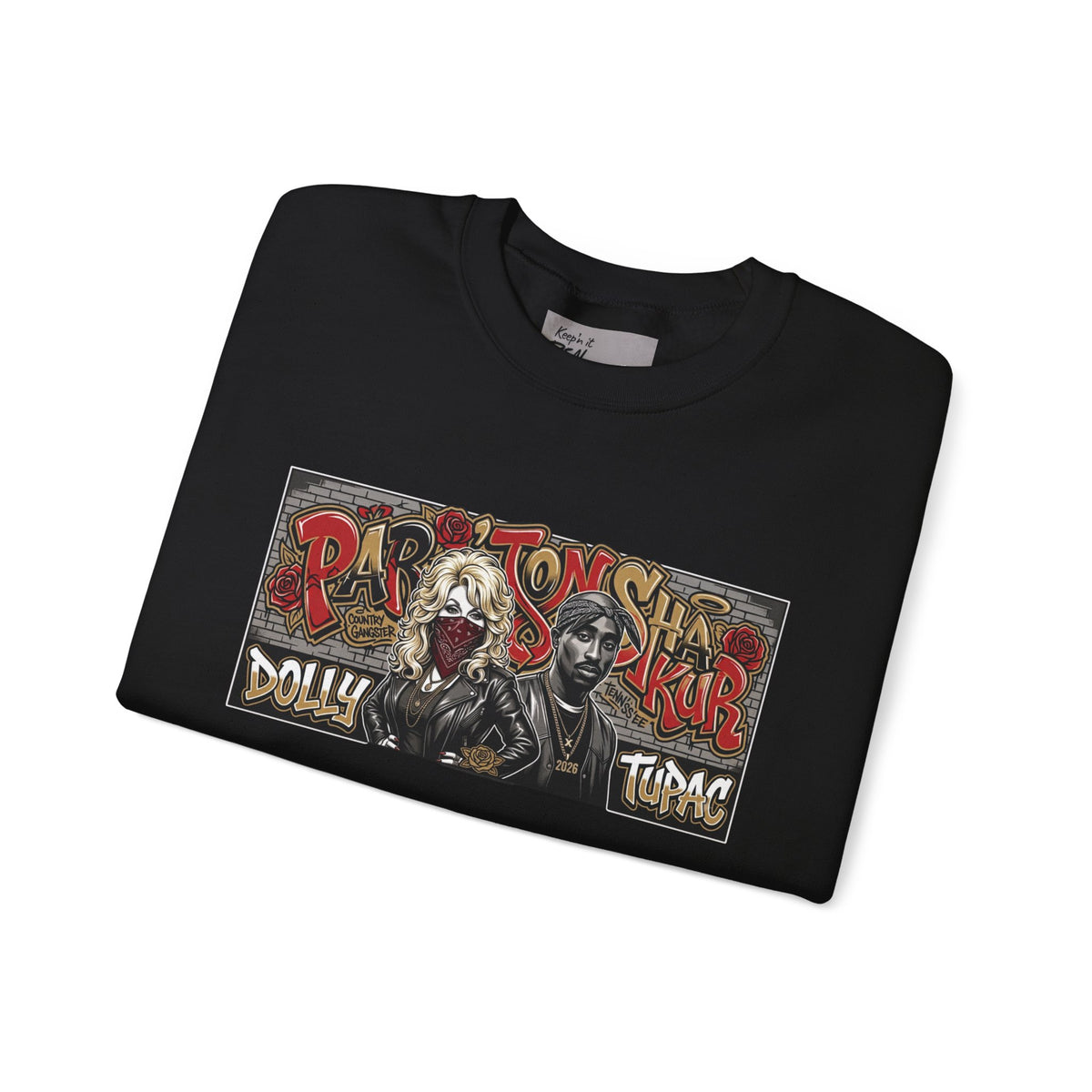 D.P. & T.S. Gangster Graffiti  2026 Tribune Crewneck Sweatshirt