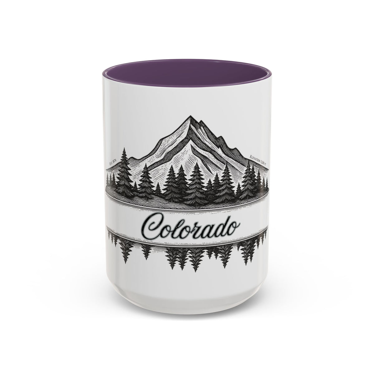 Colorado Mountain Coffee Mug — Scenic Woodland Travel Souvenir (11/15oz)