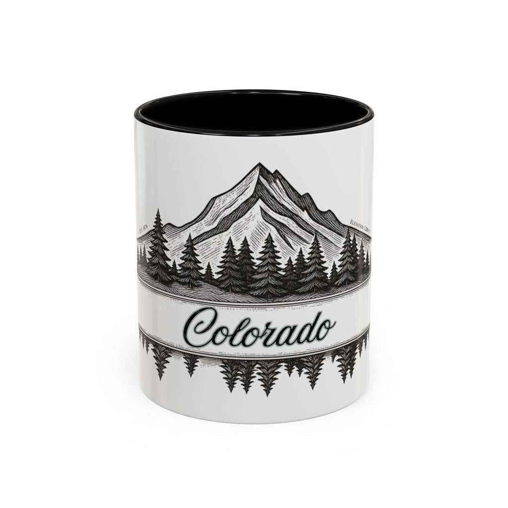 Colorado Mountain Coffee Mug — Scenic Woodland Travel Souvenir (11/15oz)