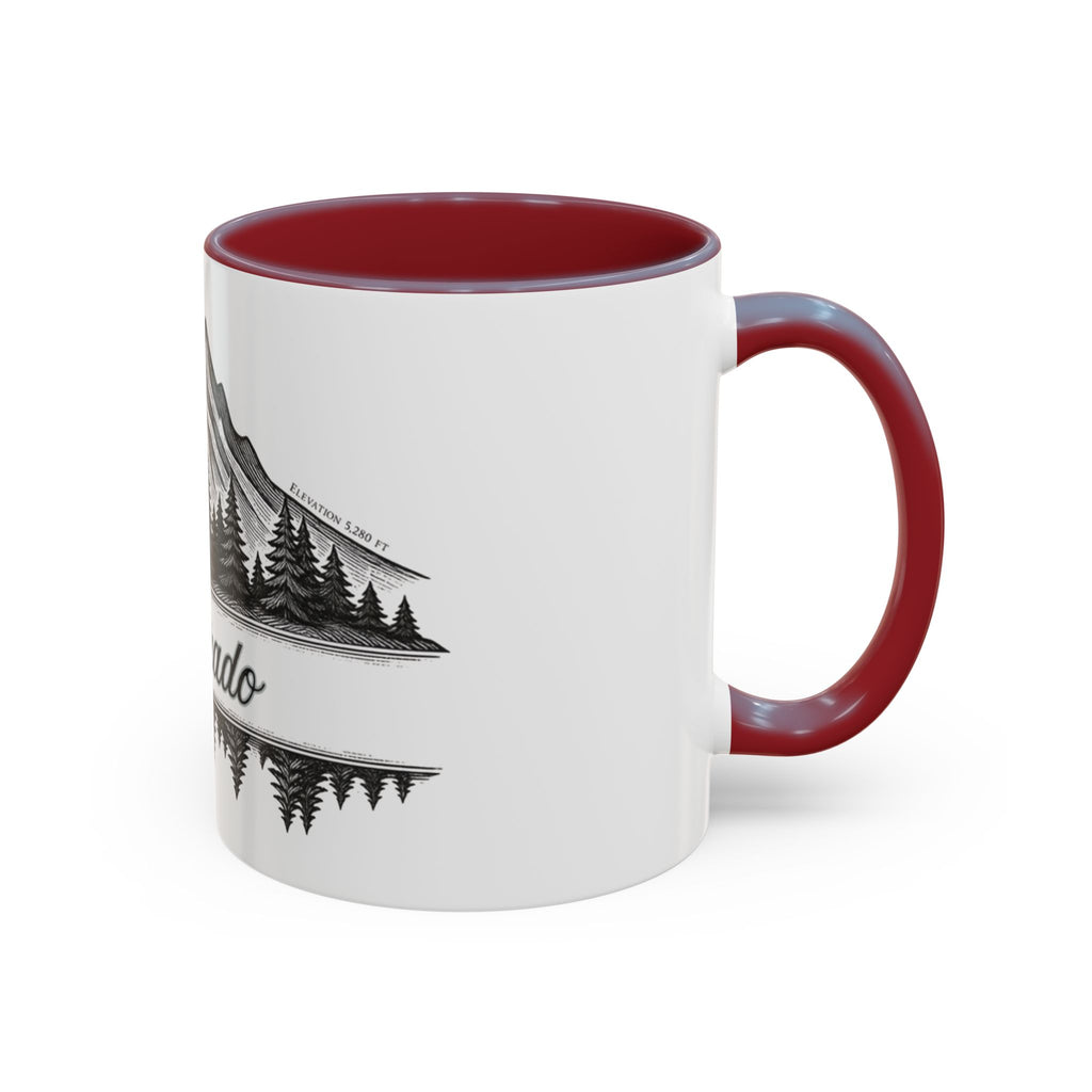 Colorado Mountain Coffee Mug — Scenic Woodland Travel Souvenir (11/15oz)
