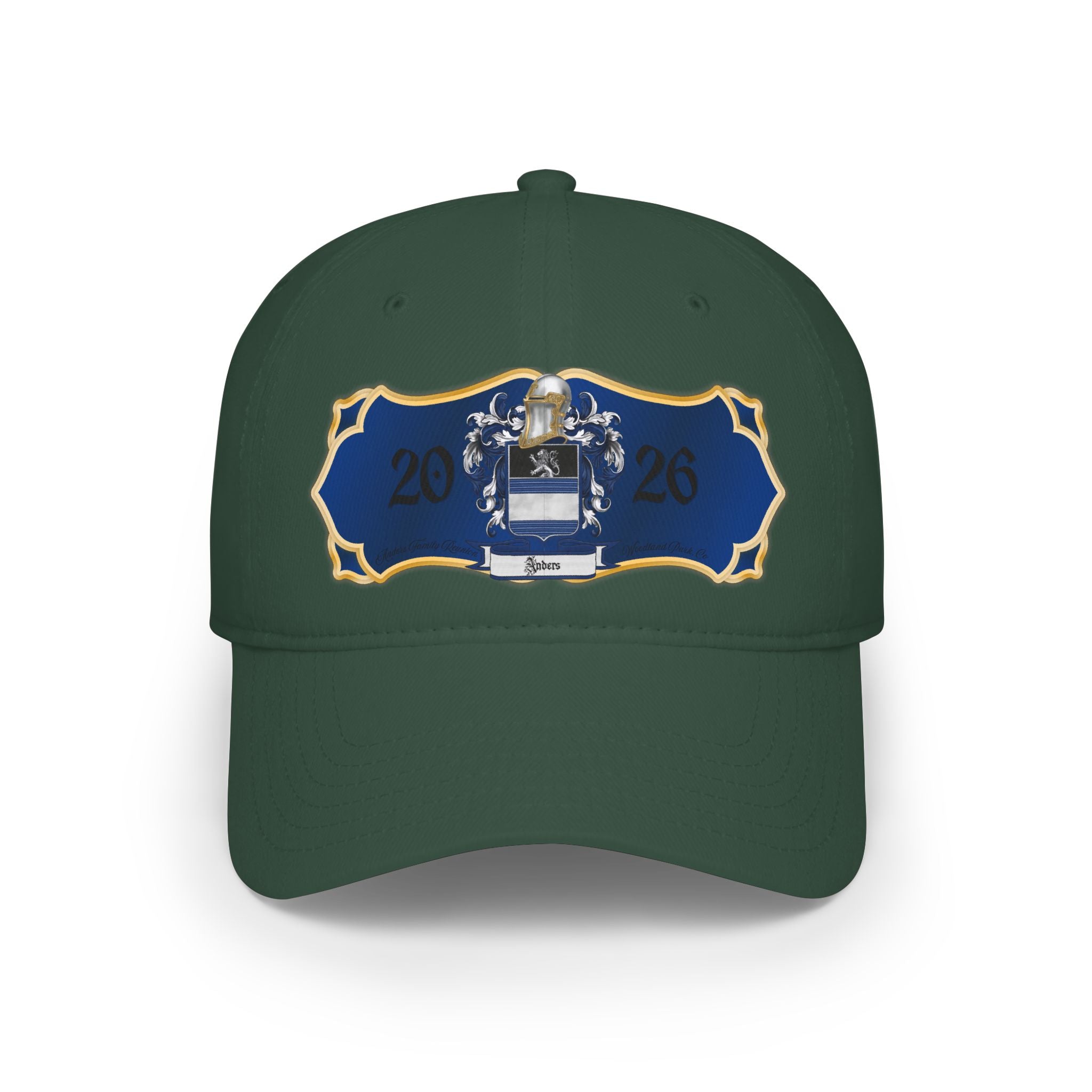 2026 Anders Family Crest Baseball Cap - Personalized Heritage Low Profile Hat
